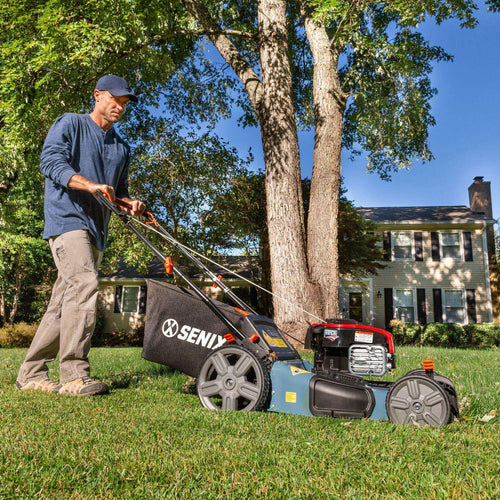 Senix 21 140cc Gas Self Propelled Lawn Mower, 3-in-1