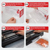 Forjars® Vacuum Sealer Roll - 8 in x 150 ft, Textured on Both Sides, 7.5 Mil Thickness