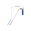 Bluefire MRAS-8360 32 long Propane Torch Weed Burner Self Igniting Cord Free Flamethrower Weed Torch
