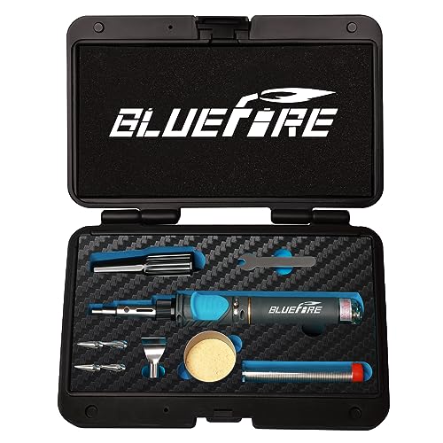 Bluefire MRT-1117K Cordless Butane Soldering Iron Kit Portable Multi-Purpose Mini Torch