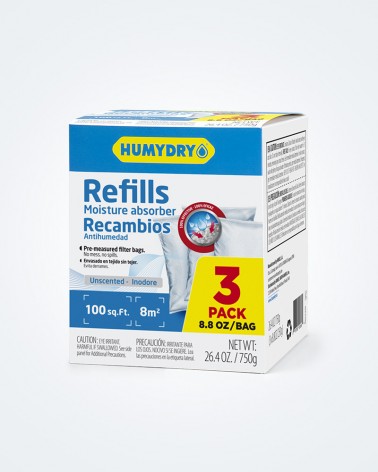 HUMYDRY®  3 Pack Refill Moisture Absorber 8.8oz. Unscented
