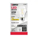 Satco S12408 5A19/CL/LED/E26/927/120V