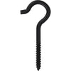 Hillman Durasteel Ceiling Hook Flagged Black (#0 x 4-15/16) 110 lbs