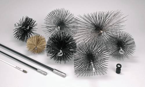 Meeco's Red Devil Chimney Cleaning Brushes