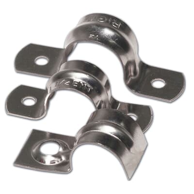 ABB Installation Steel City 1.5 Inch Strap,EMT,STL,1 Hole Snap TS105