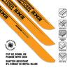 Spyder Double-Sided 8 Wood/Metal Cutting 10/14-TPI Reciprocating Saw Blade 3X3™