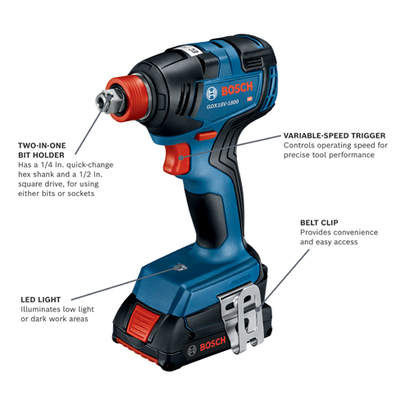 Bosch 18V Impact Driver Kit