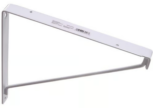 Hillman Hardware Essentials Closet Shelf Bracket White (11 x 11)