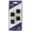 Kasaware 1 In. Diameter Matte Black Flared Foot Square Knob