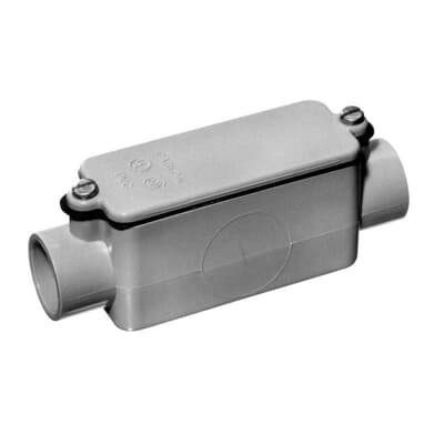Carlon	E987H-CAR Type C Conduit Body 32 cu inch PVC 4 Pack