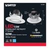 Satco Products S11822 7.5WLED/DIR/4/60'/CCT-SEL/120V