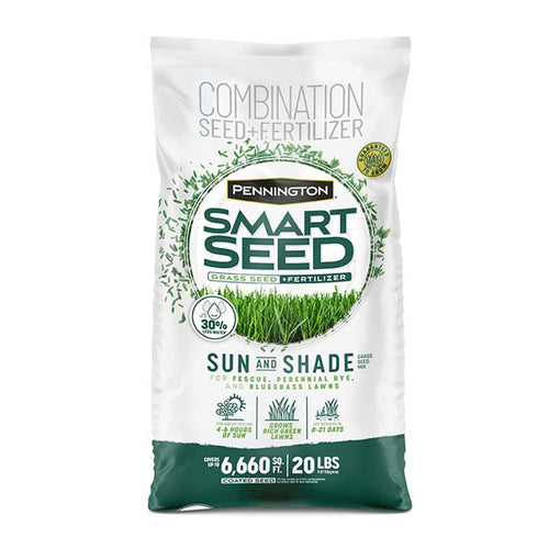 Pennington Smart Seed Sun and Shade Grass Seed and Fertilizer Mix