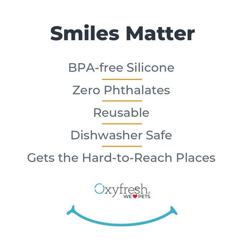 Oxyfresh Premium Pet Toothbrush Set - 6 Super Soft Finger Brushes