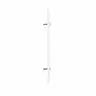Hubbell TayMac 1-Gang Metal Wallplate, Maxi, Decorator, White Textured