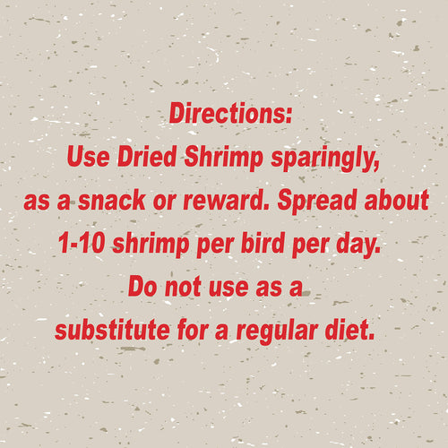 Buffalo  Fickle Fowl Dried Shrimp 10 oz Bag