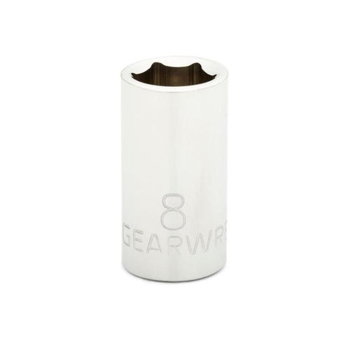 GearWrench 1/4 Drive 6 Point Standard Metric Socket