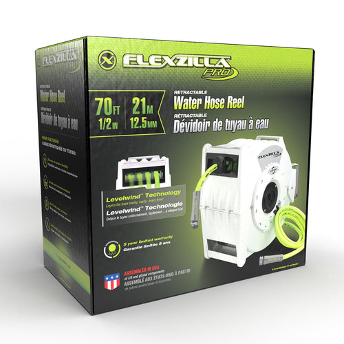 Flexzilla Pro Retractable Water Hose Reel