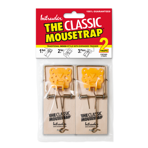 Intruder The Classic Mouse & Rat Trap - Traditional Wood Traps