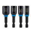 Spyder 4-Piece Magnetic Impact Nut Driver Set (1/4, 5/16, 3/8, 7/16)