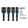 Spyder 4-Piece Magnetic Impact Nut Driver Set (1/4, 5/16, 3/8, 7/16)