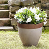 Southern Patio 15 Resin Hornsby Planter in Taupe Finish