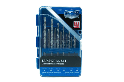 Century Drill And Tool 13 Piece Tap & Drill Set