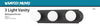Satco 60-6080 3 LT - 18 Racetrack Vanity