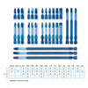 Spyder 8-Piece 1 Impact Driver Bit Set (PH1, PH2, SQ1, SQ2, T20, T25 x 2 & 3 Bit Holder) Mach-Blue®