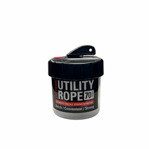 Rapid Rope Safety Orange Utility Rope & Mini Canister
