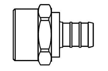 American Granby NLCBXFC33 Pex Female Adapter NL 1/2P X 1/2 FIP