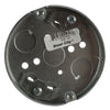 ABB Installation Steel City Pancake Box 5.5cu 4 in Dia 1/2in STL