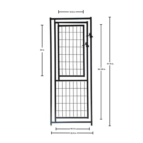 KennelMaster Black Welded Wire Dog Kennel