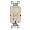 Leviton 15 Amp, Self Test, Tamper-Resistant Slim GFCI Switch/Outlet Combo with LED Indicator Light