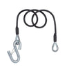 TowSmart 40 in. Safety Cable w/Spring Loaded Safety Hooks 5000 lb
