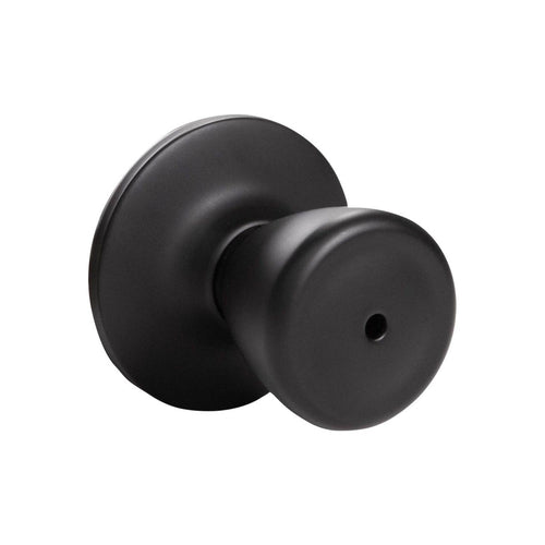 Design House  Tulip Privacy Door Knob, Matte Black