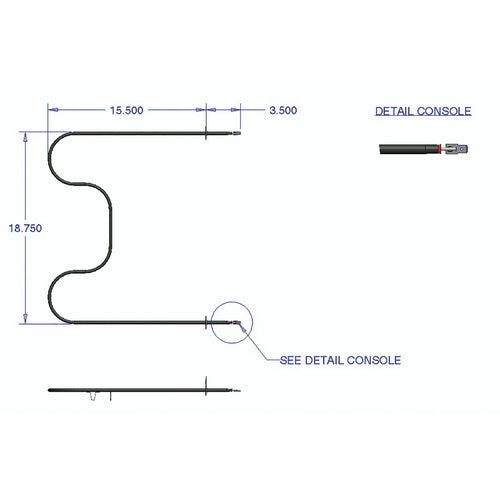 Range Kleen 7525 Bake Element Maytag (1939/2585 W, 208/240 V)