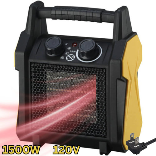 World Marketing Dura Heat Electric Workspace Heater 5120 BTUs 1500W, Heats 250 sq ft - EUH1490
