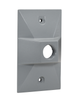 Southwire 3-Hole Rectangular Wp Cover Brz, 1/2