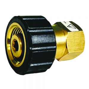 BluBird Blu Shield 1/4 Female Pipe Thread x Female Metric Pressure Washer Adapter