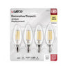 Satco 4B11/LED/930/CL/120V/E12/4CD - S21821 S21821 4B11/LED/930/CL/120V/E12/4CD