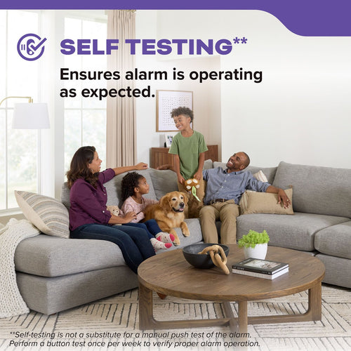 Kidde DETECT Combo Smoke + CO Alarm, Hardwired with AA Backup Battery and Voice Alerts
