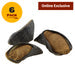 The Country Butcher Flavor Filled Hooves - Peanut Butter - 6 Pack Dog Treat