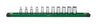 SK Tools 1/4 Drive, 11 Piece, 6 Point, Metric, Standard Chrome Socket Set