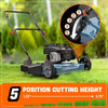 Senix 20 125cc 4-Cycle Briggs & Stratton Engine Gas Push Lawn Mower with Side Discharge