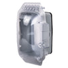 NSI Industries TORK XD110C Extra Duty Single Gang, Vrt/Hrz Configuration, 2.75 IN In Use Weatherproof Clear Cover