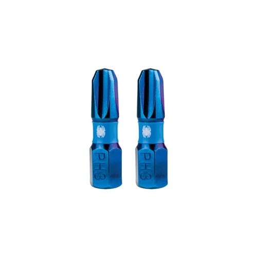 Spyder 1 PH3 Phillips Impact Driver Bit Mach-Blue® 2-Pack