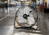 Proaira 14 High Velocity Cradle Floor Fan 3 Speed Control Black