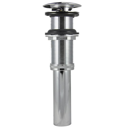 Danco Decorative Push-Button Sink Drain without Overflow in Chrome