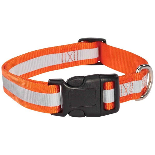 Pet Pals Guardian Gear Reflective Collar 14-20In Orange