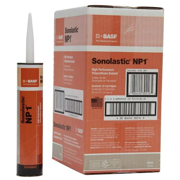 MasterSeal Sonneborn NP1 121.2-oz Stone Paintable Polyurethane Window and Door Caulk